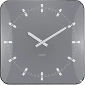 Karlsson - Wanduhr Sucinto Dome Square - Grau - 35x35x35cm