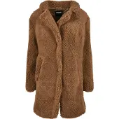 Urban Classics Ladies - OVERSIZED SHERPA Mantel braun - M