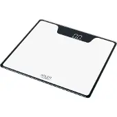 Adler AD 8174W, Elektronische Personenwaage, 180 kg, 100 g, Weiß, kg / lb, Rechteck