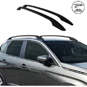 Omtec Aluminium Dachreling Relingträger für VW Tiguan mk2 2016-2024 Schwarz 2tlg