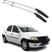 Omtec Dachreling 2008933 Fahrzeugdach beidseitig für DACIA LOGAN (LS) Aluminium