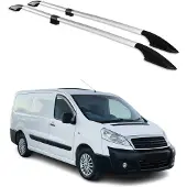 Omtec Dachreling 2522933L Fahrzeugdach beidseitig für FIAT Scudo (270, 272) Aluminium