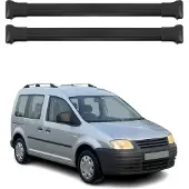 Omac 7520928B Dachreling Dachträger Aluminium für VW Caddy III Kombi (2KB, 2KJ, 2CB, 2CJ) Caddy III Kastenwagen (2KA, 2KH, 2CA, 2CH) CADDY IV Kombi