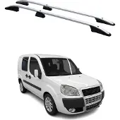 Omtec Dachreling 2520930 Fahrzeugdach beidseitig für FIAT Doblo Cargo (223) Aluminium