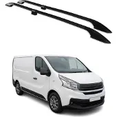 Omtec Dachreling D5225933B Fahrzeugdach beidseitig für FIAT TALENTO Kasten (296) Aluminium