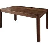 MASSIVMOEBEL24.DE MASSIVMOEBEL24 Esstisch Sheesham 160x90x76 smoked cherry gebeizt TORONTO #124