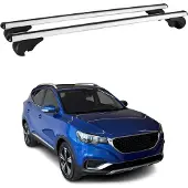 Omtec Dachträger Grundtäger für MG ZS 2017-2024 75kg Aluminium Silber 2 tlg
