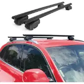 Omtec Dachträger Grundträger für Boldbar V2 Aluminium Schwarz ABE 2 tlg