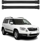 Omtec 6606928B Dachreling Dachträger Aluminium für SKODA YETI (5L)
