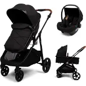 Zesso Baninni 3-in-1 Multiständer Kinderwagen mit Autositz Nelia Schwarz