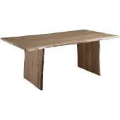 MASSIVMOEBEL24.DE MASSIVMOEBEL24 Baumtisch Akazie 220x100x76 natur lackiert PURE ACACIA #116