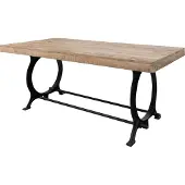 MASSIVMOEBEL24.DE MASSIVMOEBEL24 Esstisch Altholz 220x100x80 lackiert INDUSTRIAL #29