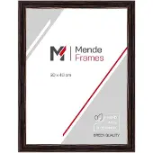 MendeFrames H025 Holzrahmen Schwarz 50x50 Antireflexion