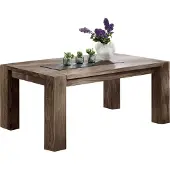 MASSIVMOEBEL24.DE MASSIVMOEBEL24 Esstisch Sheesham 240x100x76 grau geölt NATURE GREY #608