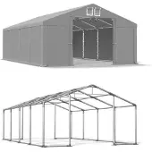 Das Company 5x8 Graues Magazin Zelt WINTER MSD