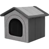 TexCorp Hundehütte Stoff faltbar für Hunde & Katzen (60x70x63 cm) | Hundeecke, Ruhebereich, Zwinger, Tierheim, Hundezwinger | Doggy
