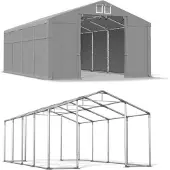 Das Company 5x8 Graues Magazin Zelt WINTER MSD