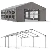 Das Company Sommer Zelt 5x10 Grau SUMMER IPE