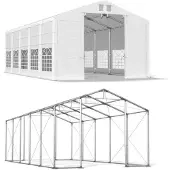 Das Company 5x10 Weiße Partei Zelt WINTER PLUS ISD