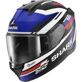 Shark D-Skwal 3 Firstlap Mat Schwarz Blau Rot KBR Größe M