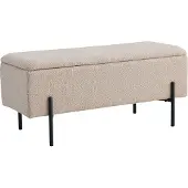 Zesso House Collection Bouclé Hocker Ylwa Beige