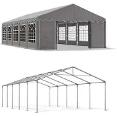 Das Company Sommer Zelt 4x10 Grau SUMMER IPE