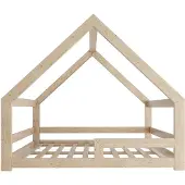 Need Sleep Hausbett Bodenbett 120x190 cm mit Rausfallschutz Symmetrisch