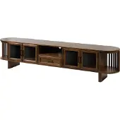 MASSIVMOEBEL24.DE MASSIVMOEBEL24 Lowboard Akazie 220x40x50 natur lackiert MADRID #80