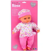 Baby Rose Babypuppe mit 8 Geräuschen
