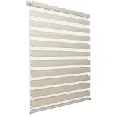 Sol Royal Doppelrollo SolDecor DL2, 60x150cm, Leinen – Klemmfix ohne Bohren