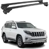 Omac Dachträger für Toyota Land Cruiser Prado J15 2009-2025 Gepäckträger Alu Schwarz