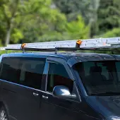 Omtec 3x Dachträger + Leiterhalter Set für VW T7 Multivan 2021-2024 Lastanschläge