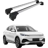 Omtec Dachträger Gepäckträger für BYD Atto 3 2022-2025 ABE Aluminium Grau 2tlg