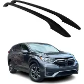 Omtec Aluminium Dachreling Relingträger für Honda CR-V V 2020-2022 Schwarz 2x