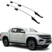 Omtec Dachreling Relingträger Aluminium für VW Amarok NF 2022-2025 Alu Silber