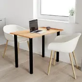 AKKE Bavaria Buche Tisch mit schwarze beine LxBxH: 120x60x74 cm