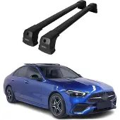 Omtec Dachträger Gepäckträger für Mercedes C Klasse Limo W206 2021-2025 Alu Schwarz