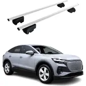 Omtec Dachträger Grundträger für Audi e-Tron 2018-2025 Alu Silber ABE 2x