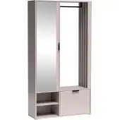 AX Living Garderobe Flur Milanoir 100 cm mit Spiegel Modern Kaschmir