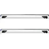 Yakimz Alu Dachträger Relingträger Universal 124cm Dachgepäckträger Fahrradträger Abschließbar Grundträger 150kg