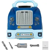 SucceBuy Motorspielzeug 60-teiliges Set für Kinder – Autoreparaturset in Blau