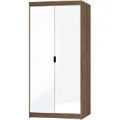 AX Living Schrank Spiegel Eiche Lefkas Kleiderschrank Storicos 2T 89,7