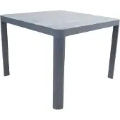 In And OutdoorMatch Tisch - 100x100x74 cm - Aluminium - Keramiklatten