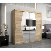 Minio Kleiderschränk 200 cm ELYPSE Sonoma Eiche