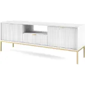 AX Living Lowboard TV Eternas 154 cm modernes Design, Weiß