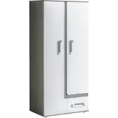 Minio , Kleiderschrank 85 cm, "Arezzo", Anthrazit / Weiß Farbe