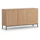 AX Living Kommode Schubladen Queba QT01 – 150 cm Breite, Hikora