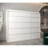 Minio Kleiderschränk 250 cm VERONA 1 Weiß