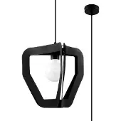 Sollux Hängeleuchte TRES schwarz 1xE27 15W Stahl 130x33x33cm