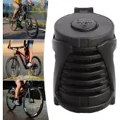 Easybuy Faltschloss Fahrradschloss Zahlenschloss mit Schlüssel Schwarz